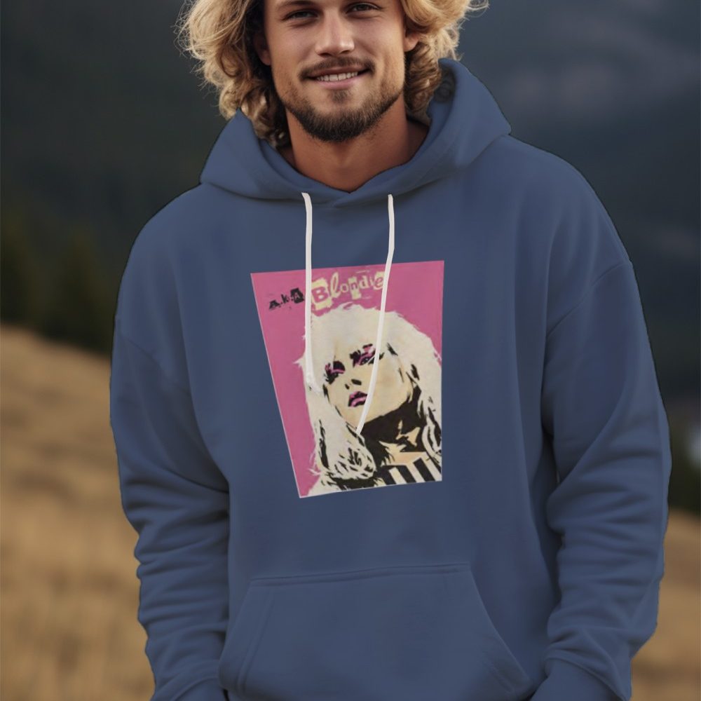 Sweat-shirt à capuche Homme Blondie avec un design de Blondie Aka pink