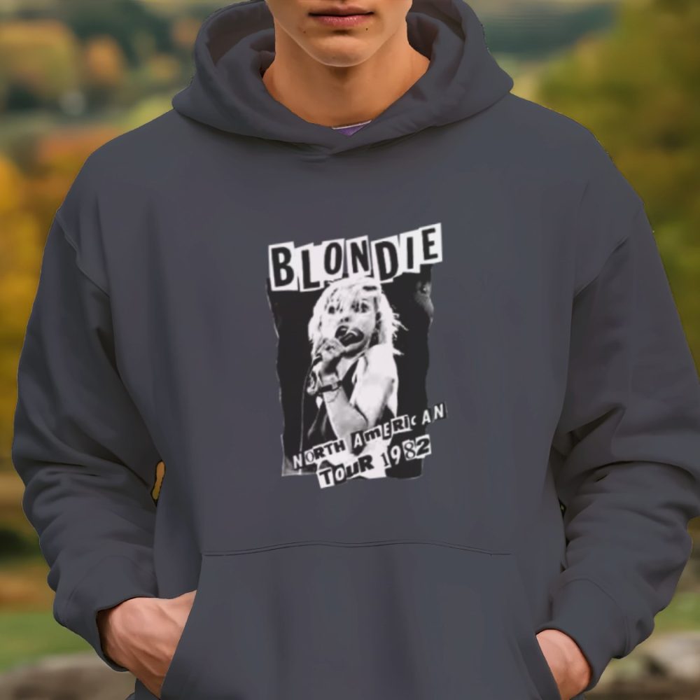 Sweat-shirt à capuche Homme Blondie avec un design de Blondie 1982