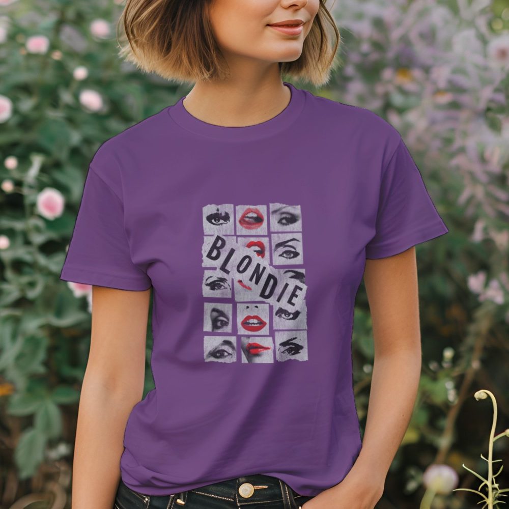 T-shirt Femme Blondie avec un design de Blondie noir