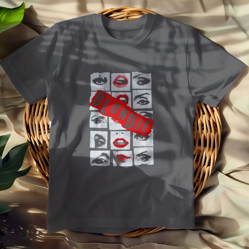 T-shirt Femme Blondie avec un design de Blondie blanc