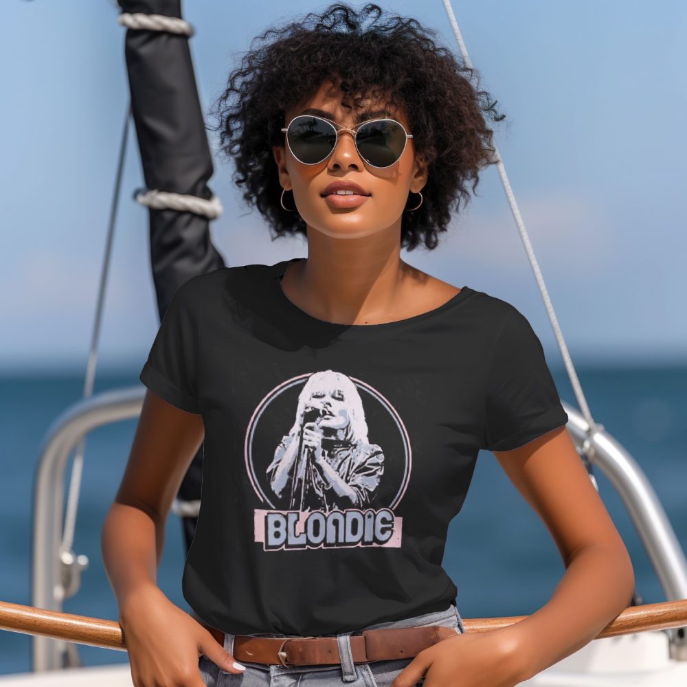 T-shirt Femme Blondie avec un design de Blondie Micro