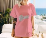 T-shirt oversize coton bio Femme Bowie avec un design de Bowie Star