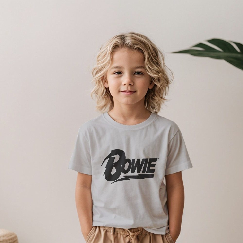 T-shirt Enfant Bowie avec un design de Bowie noir