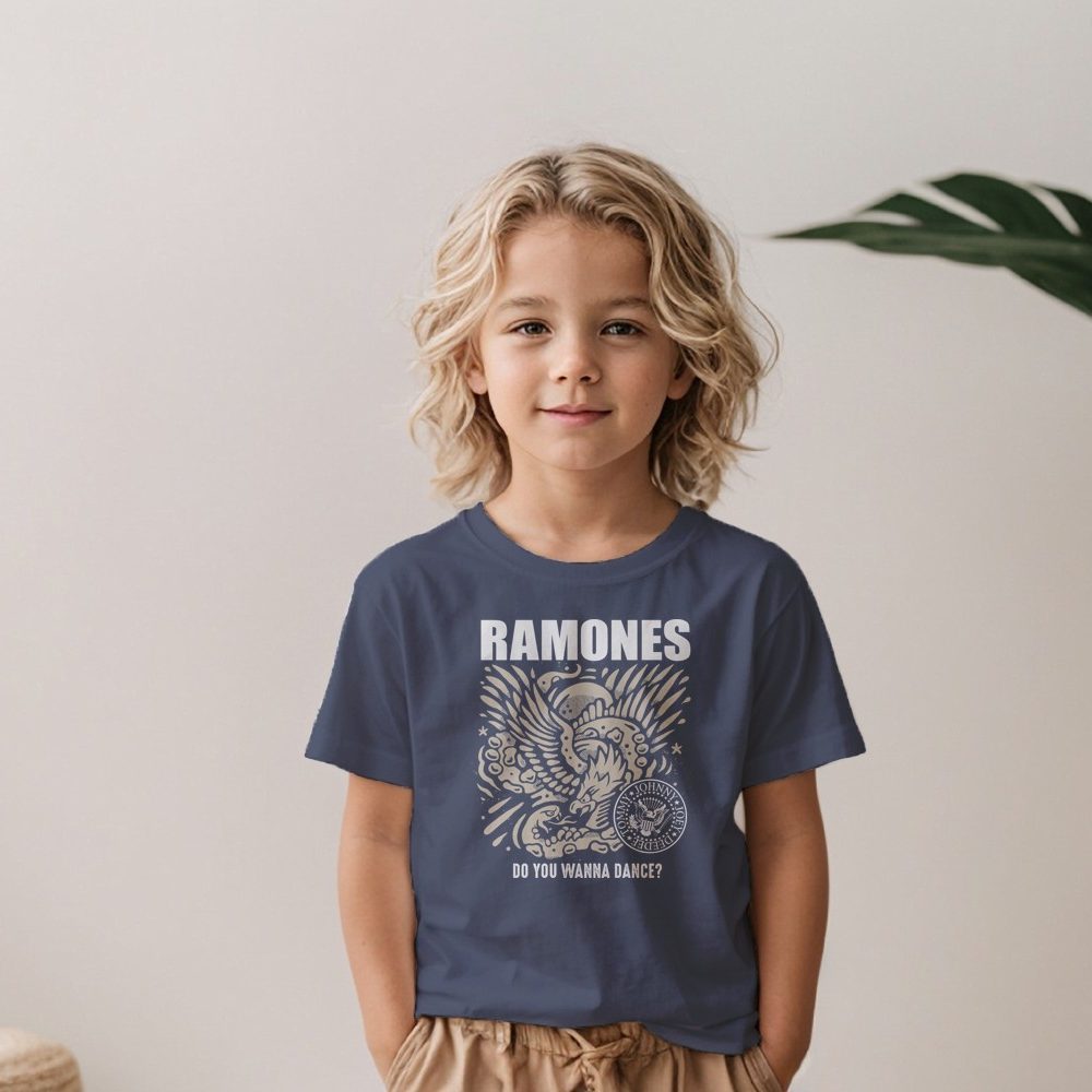 T-shirt Enfant Ramones avec un design de Ramones Do You Wanna Dance?