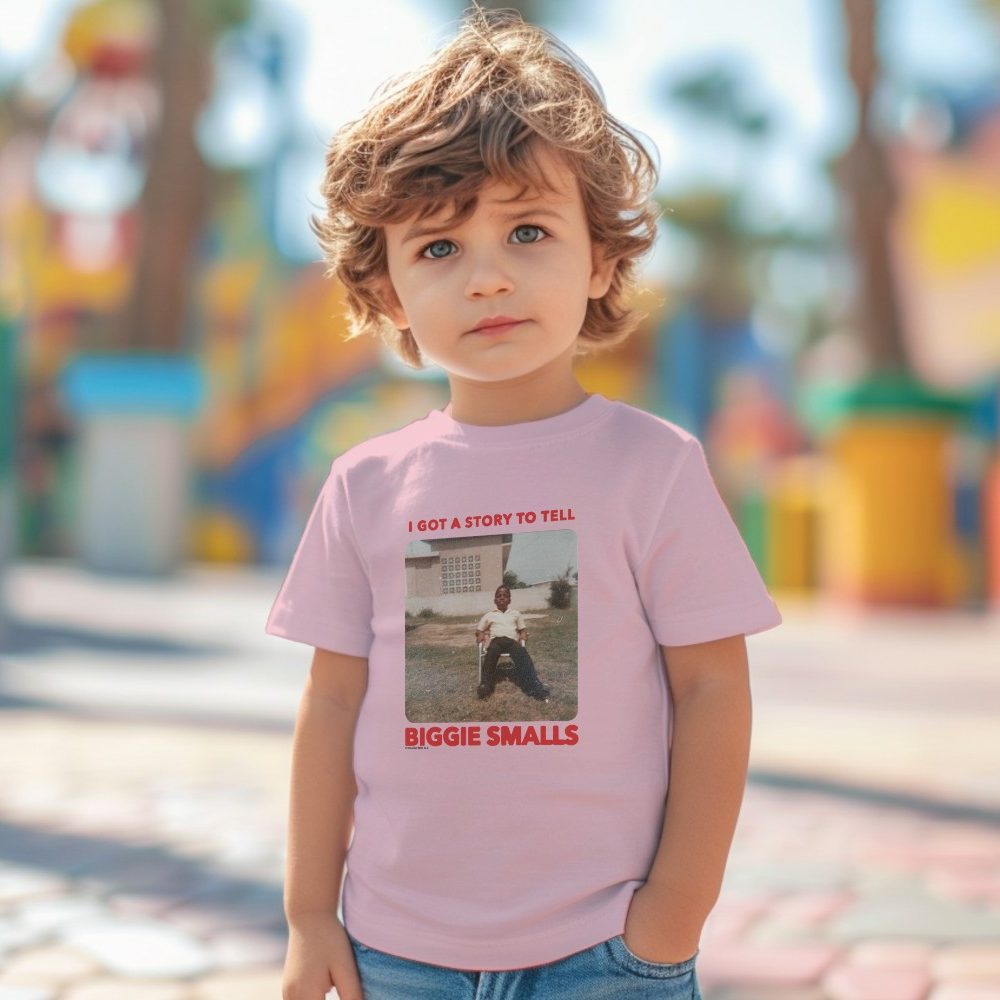 T-shirt coton bio Bébé The notorious B.I.G avec un design de The Notorious B.I.G. Story To Tell
