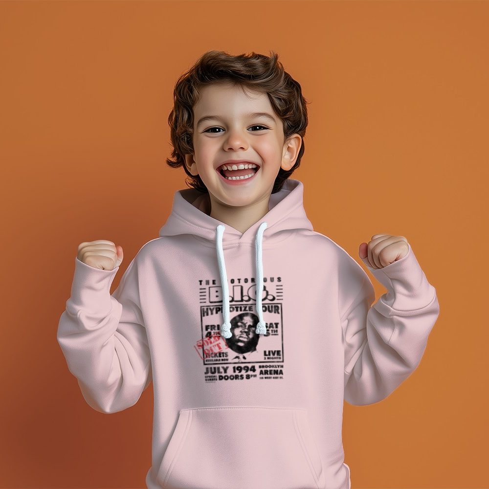 Pull à capuche Enfant The notorious B.I.G avec un design de The Notorious B.I.G. HypnotizeTournoir