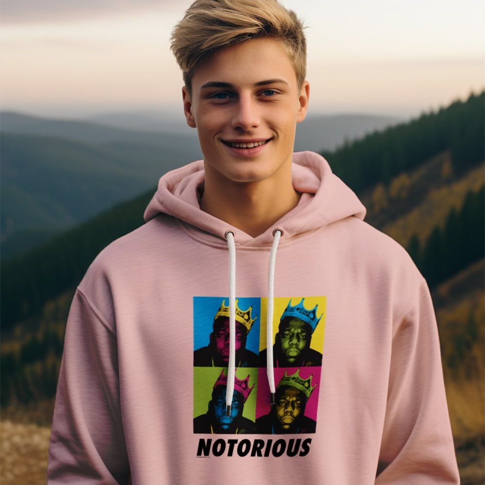 Pull à capuche Enfant The notorious B.I.G avec un design de The Notorious B.I.G. Couronne