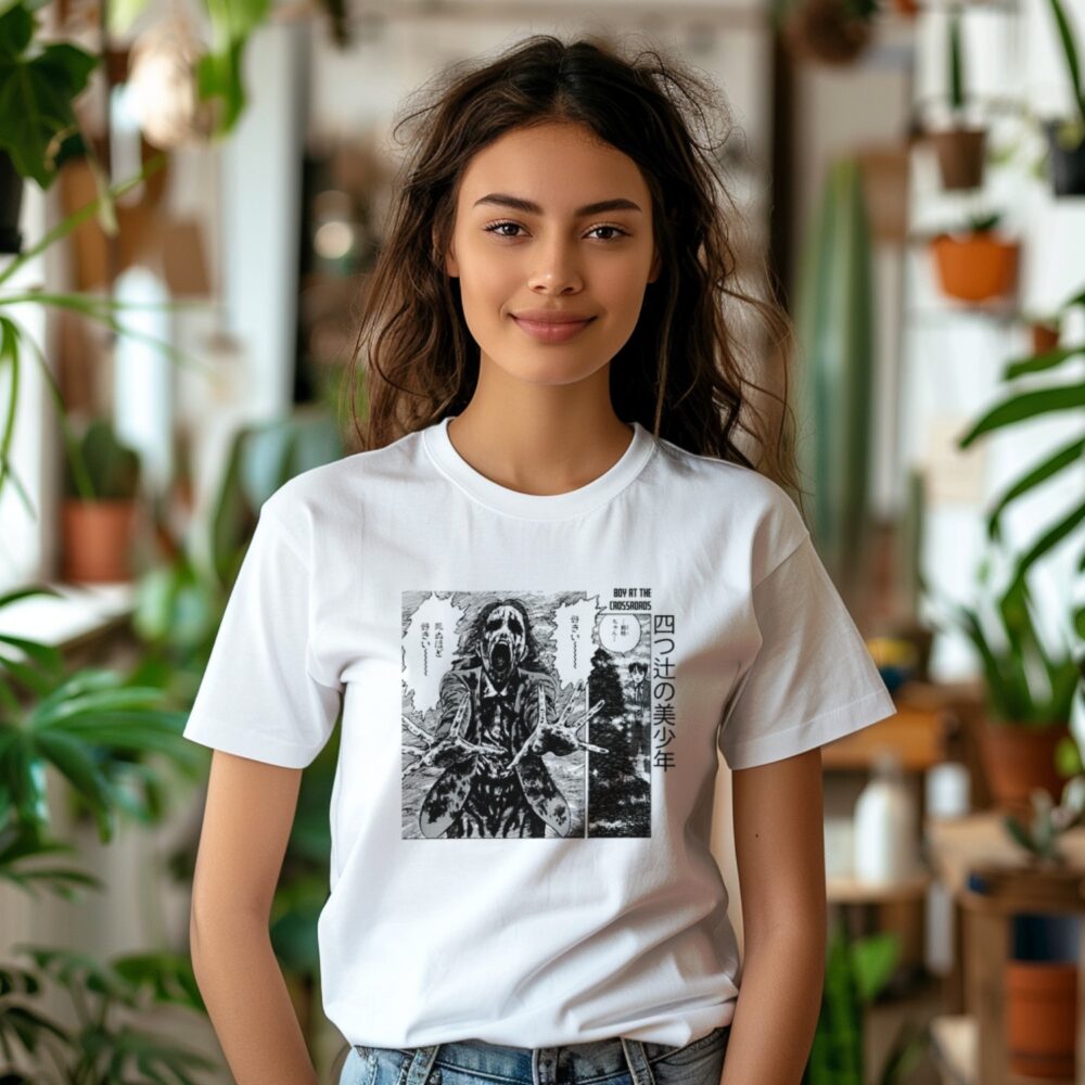 T-shirt  Femme Junji Ito Collection avec un design de Junji Ito Collection Crossroads