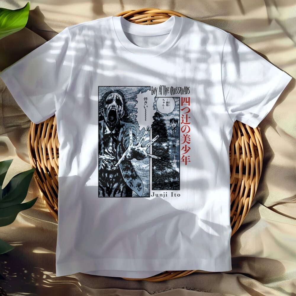 T-shirt  Femme Junji Ito Collection avec un design de Junji Ito Collection Crossroads BD