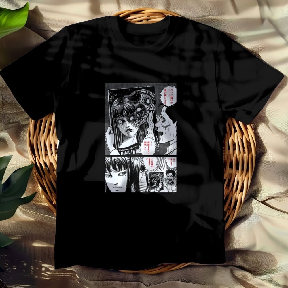 T-shirt  Femme Junji Ito Collection avec un design de Junji Ito Collection Portrait