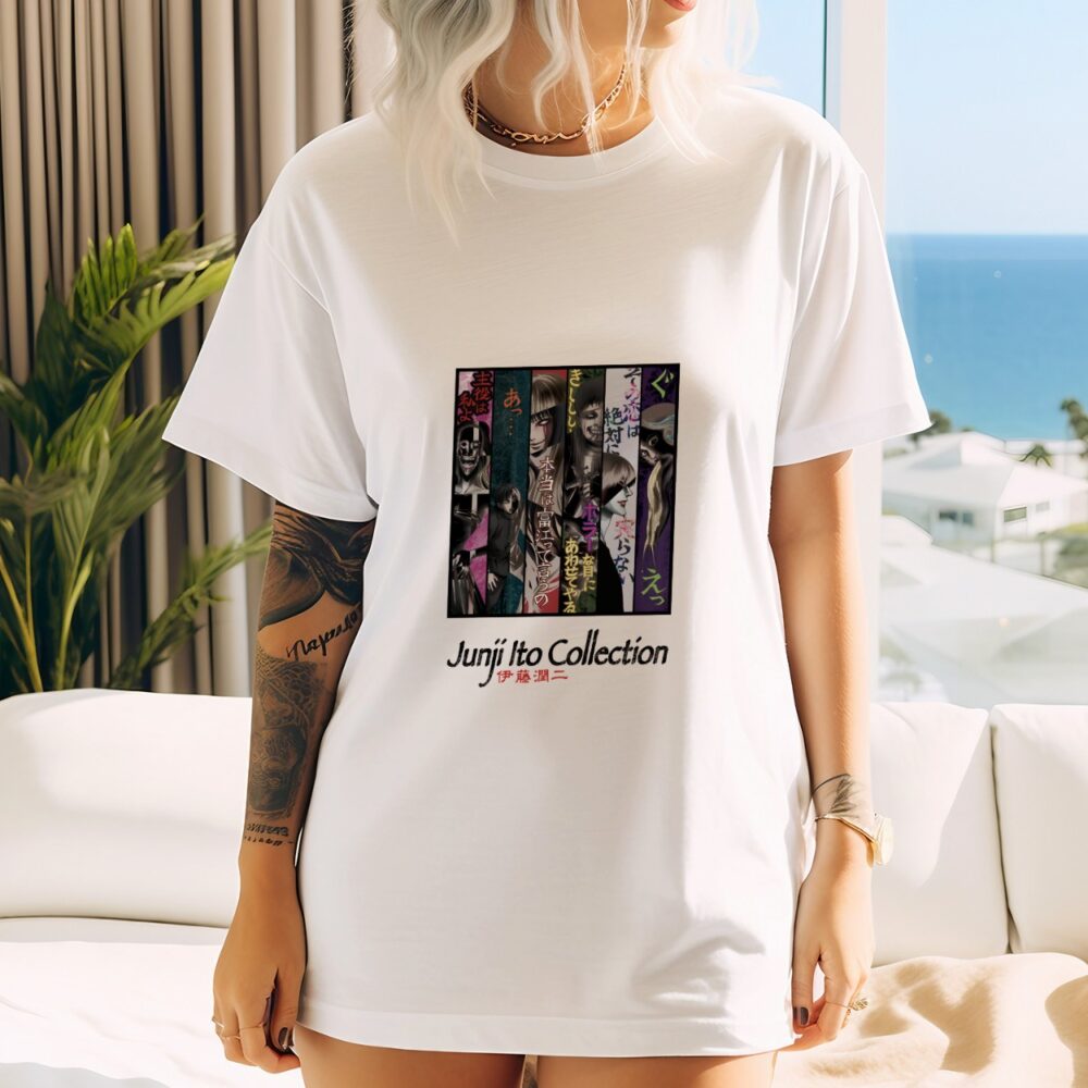 T-shirt oversize coton bio Femme Junji Ito Collection avec un design de Junji Ito Collection Square