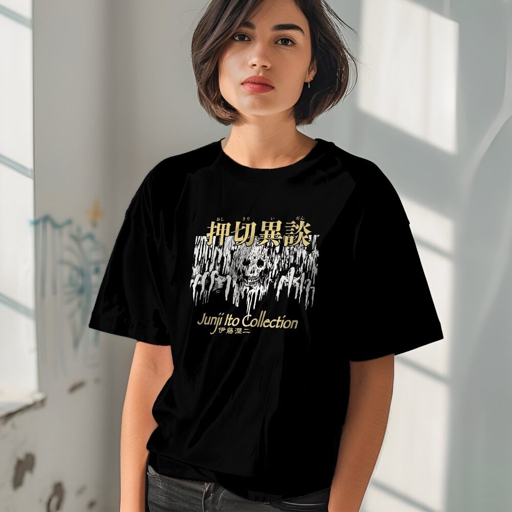 T-shirt oversize coton bio Femme Junji Ito Collection avec un design de Junji Ito Collection Hallucinations Hands