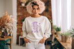 Sweat oversize coton bio Femme Junji Ito Collection avec un design de Junji Ito Collection Purple