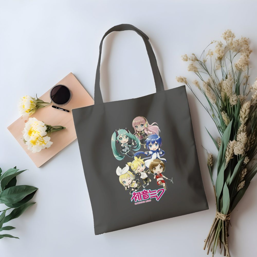 Tote bag coton bio Hatsune Miku avec un design de Hatsune Miku Crew