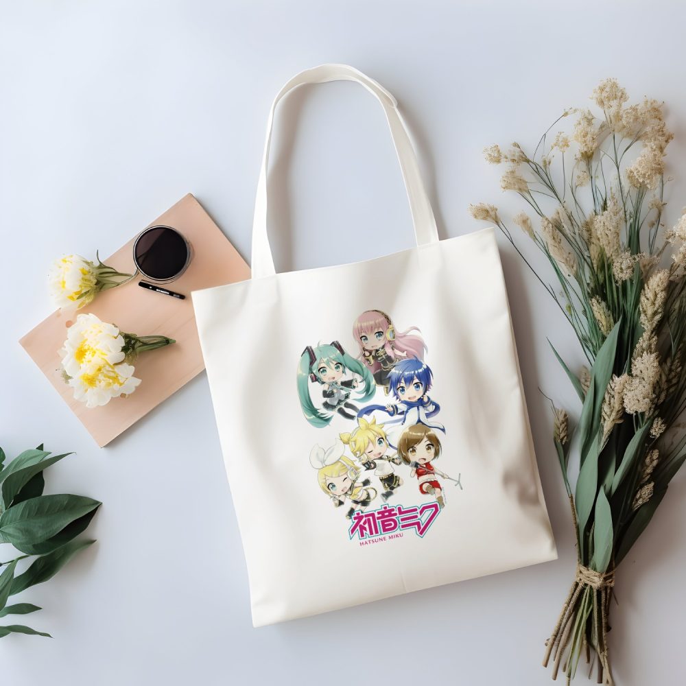 Tote bag coton bio Hatsune Miku avec un design de Hatsune Miku Crew