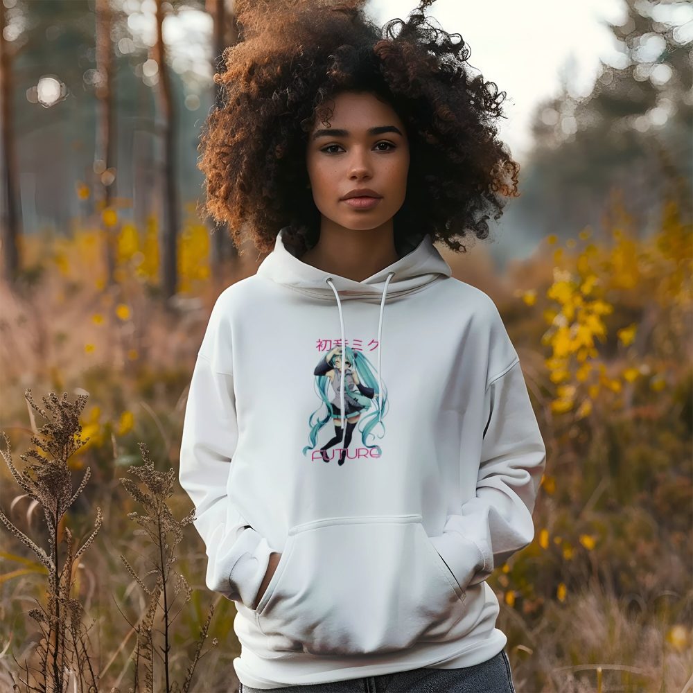 Sweat à capuche Femme Hatsune Miku avec un design de Hatsune Miku Future