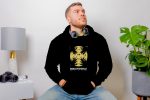 Sweat-shirt à capuche Homme Smiley World avec un design de Smiley World Kaléidoscope blanc