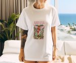 T-shirt oversize coton bio Femme Nirvana avec un design de Nirvana In Utero couleurs