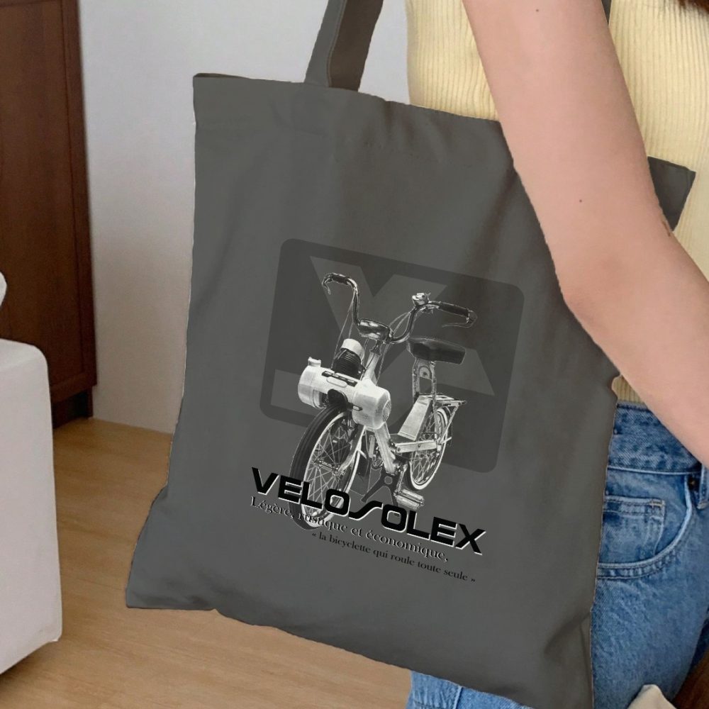 Tote bag coton bio Solex avec un design de Solex Vélo