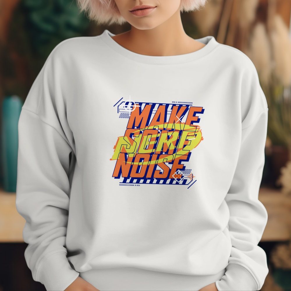 Sweat oversize coton bio Femme Nerf avec un design de Nerf Make Some Noise