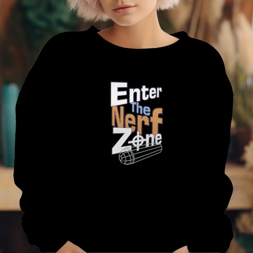Sweat oversize coton bio Femme Nerf avec un design de Nerf Enter The Nerf Zone