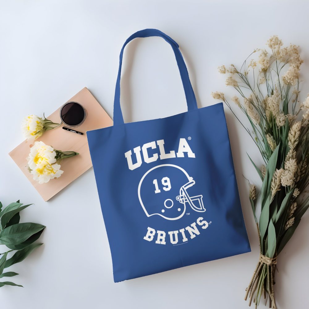Tote bag coton bio UCLA avec un design de UCLA Casque 19 Bruins