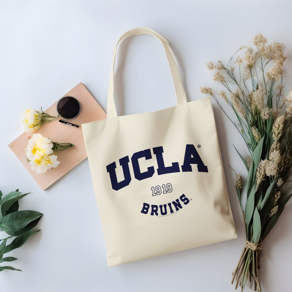 Tote bag coton bio UCLA avec un design de UCLA 1919 Bruins