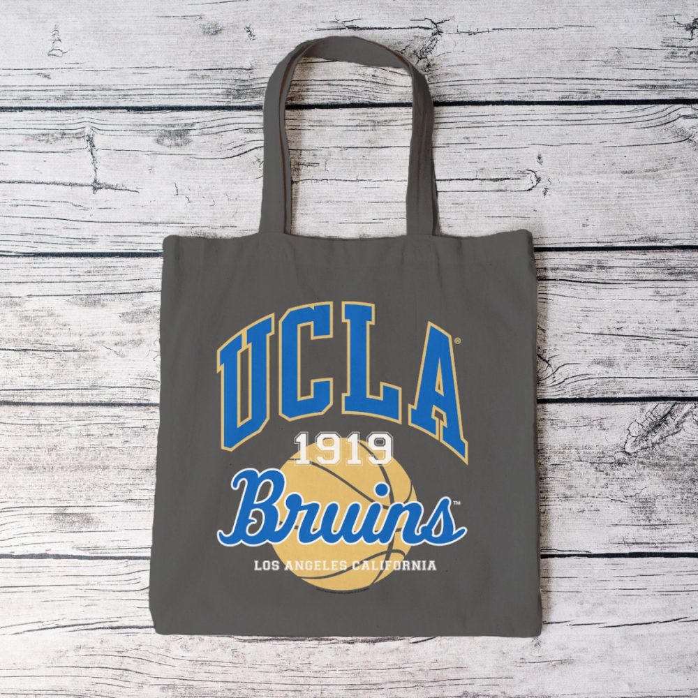 Tote bag coton bio UCLA avec un design de UCLA Basket