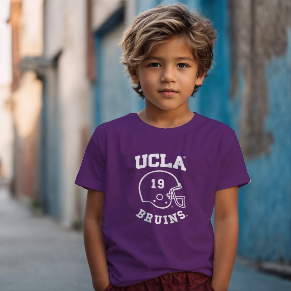 T-shirt Enfant UCLA avec un design de UCLA Casque 19 Bruins