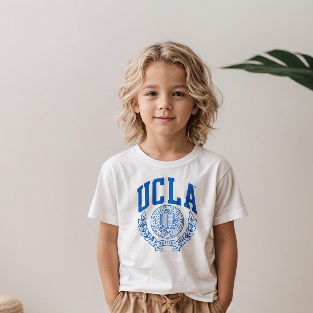 T-shirt Enfant UCLA avec un design de UCLA Écusson bleu