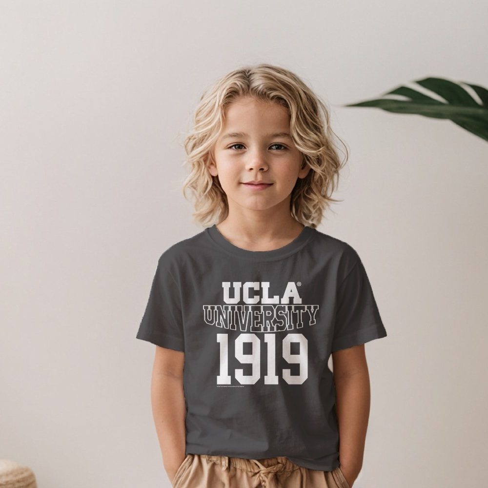 T-shirt  Enfant UCLA avec un design de UCLA University 1919 blanc