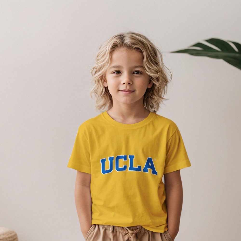 T-shirt Enfant UCLA avec un design de UCLA Arc bleu contour blanc