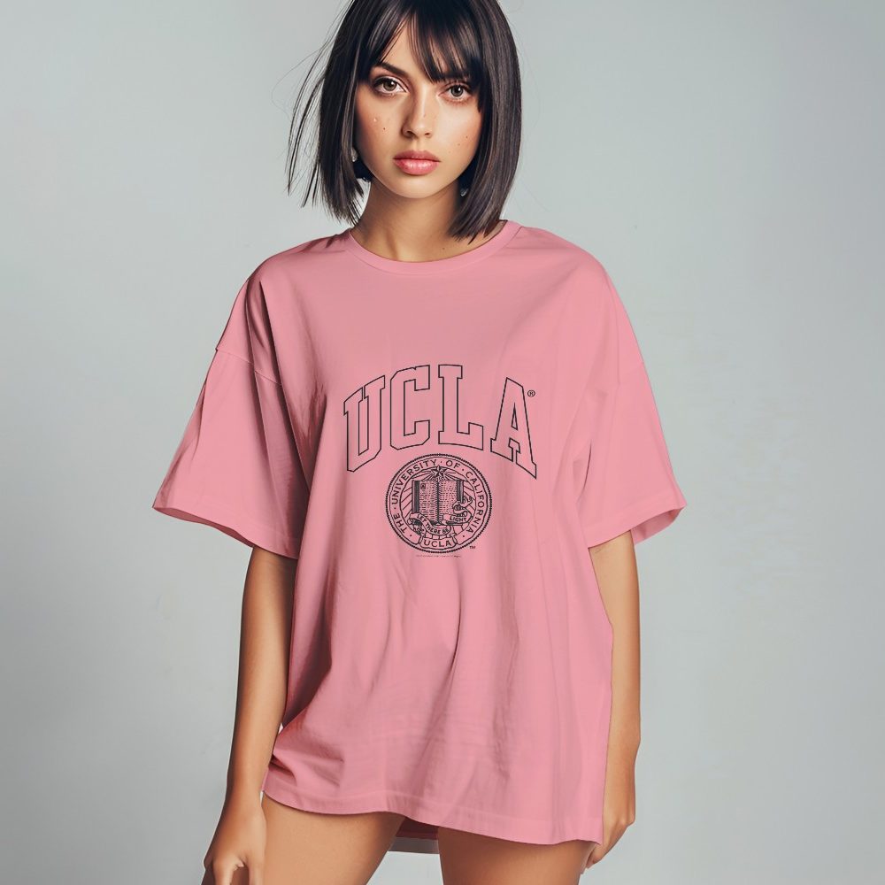 T-shirt oversize coton bio Femme UCLA avec un design de UCLA Let There Be Light