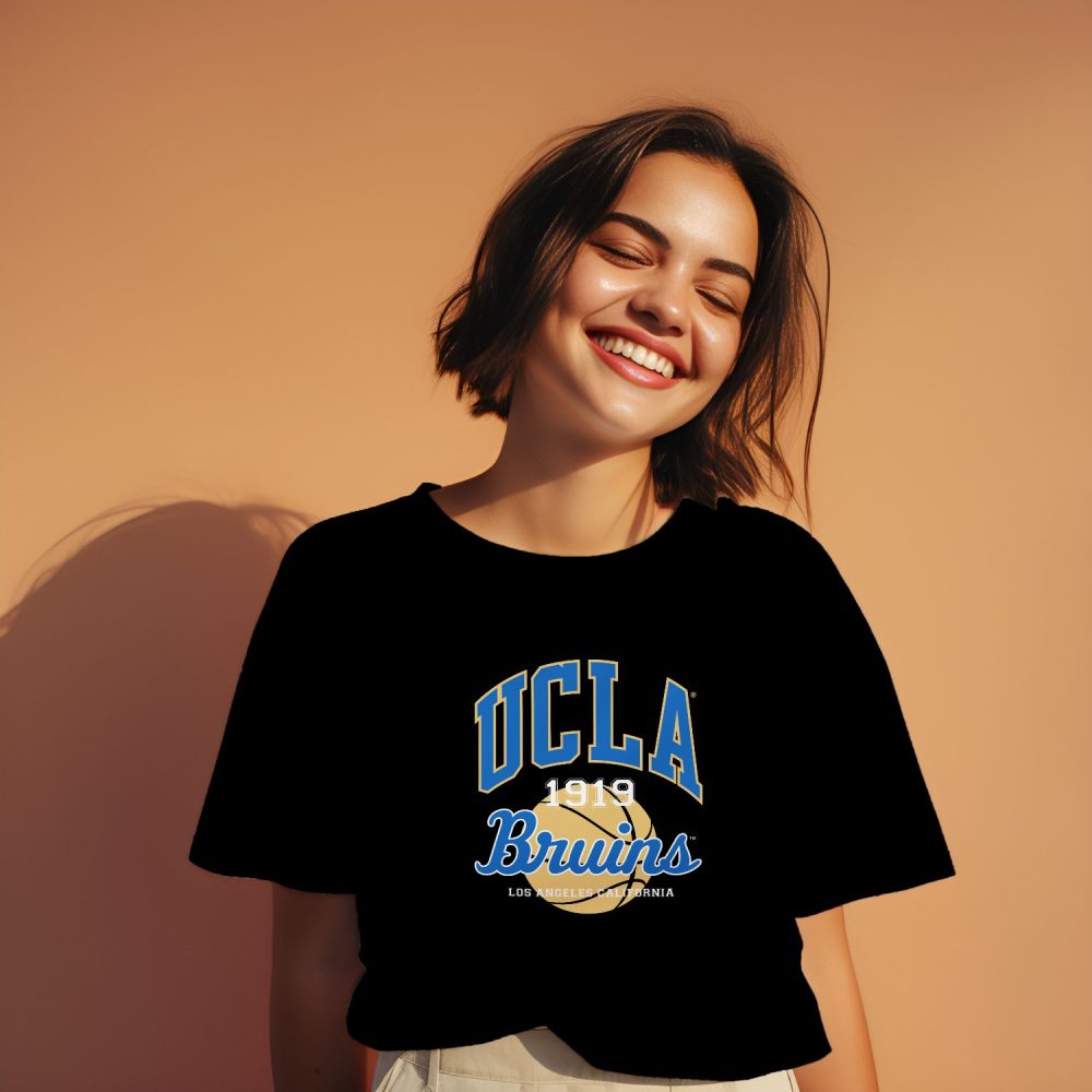 T-shirt oversize coton bio Femme UCLA avec un design de UCLA Basket