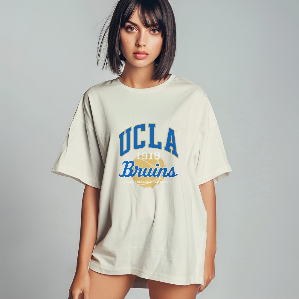 T-shirt oversize coton bio Femme UCLA avec un design de UCLA Basket