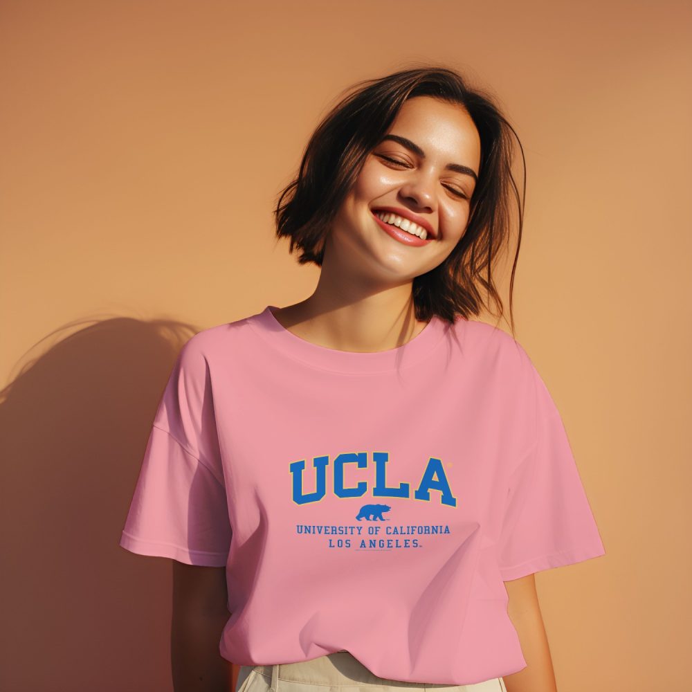 T-shirt oversize coton bio Femme UCLA avec un design de UCLA Ours