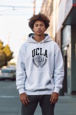 Sweat-shirt à capuche Homme UCLA avec un design de UCLA Écusson noir
