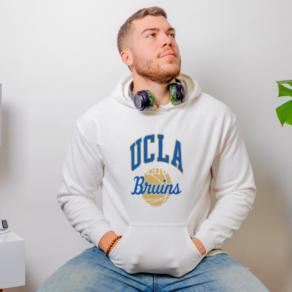 Sweat-shirt à capuche Homme UCLA avec un design de UCLA Basket