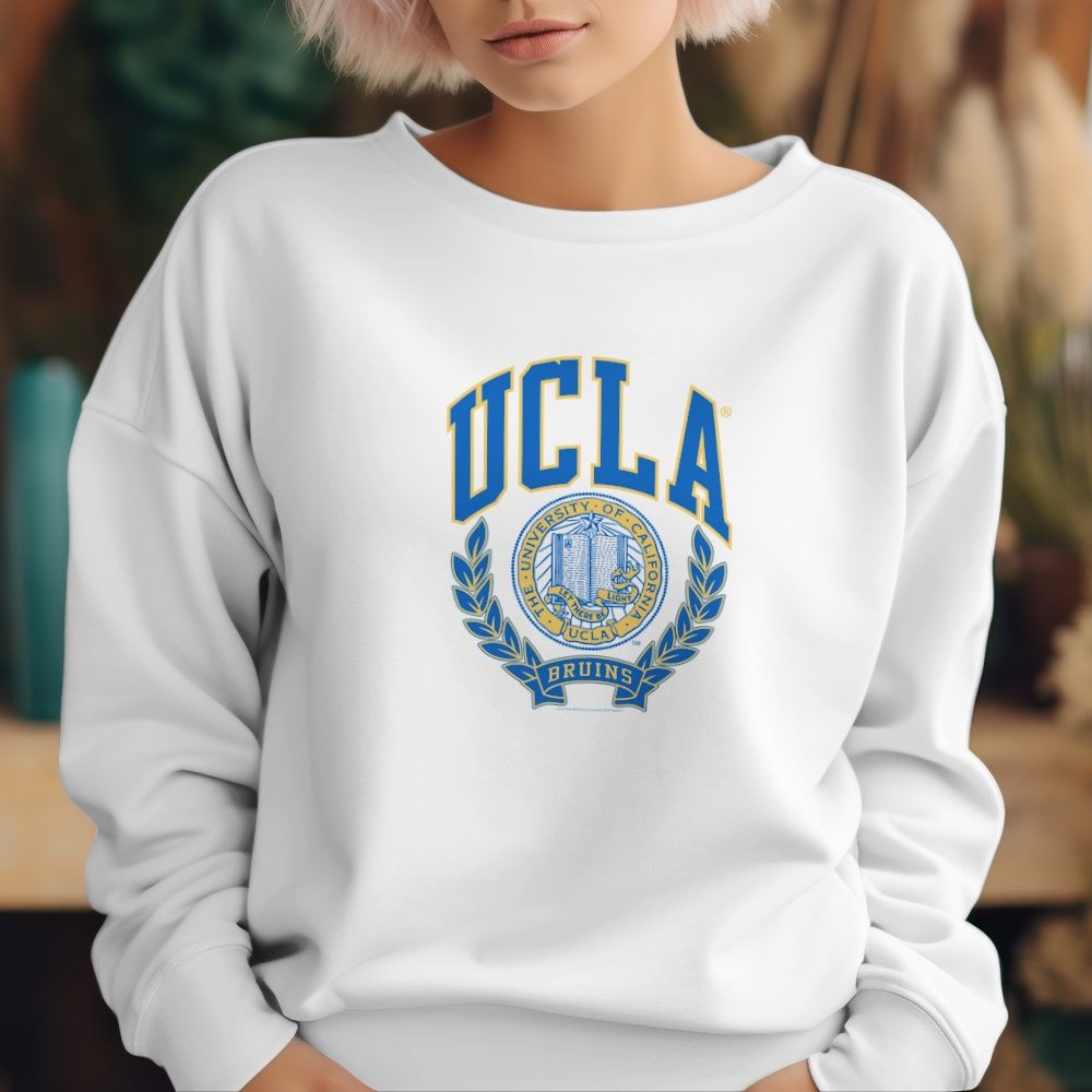 Sweat oversize coton bio Femme UCLA avec un design de UCLA Écusson couleurs