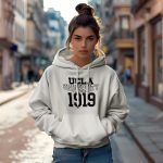 Sweat-shirt à capuche Femme UCLA avec un design de UCLA University 1919 noir