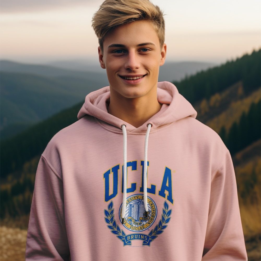 Pull à capuche Enfant UCLA avec un design de UCLA Écusson couleurs
