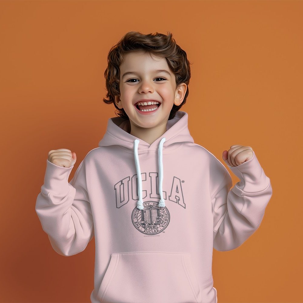 Pull à capuche Enfant UCLA avec un design de UCLA Let There Be Light