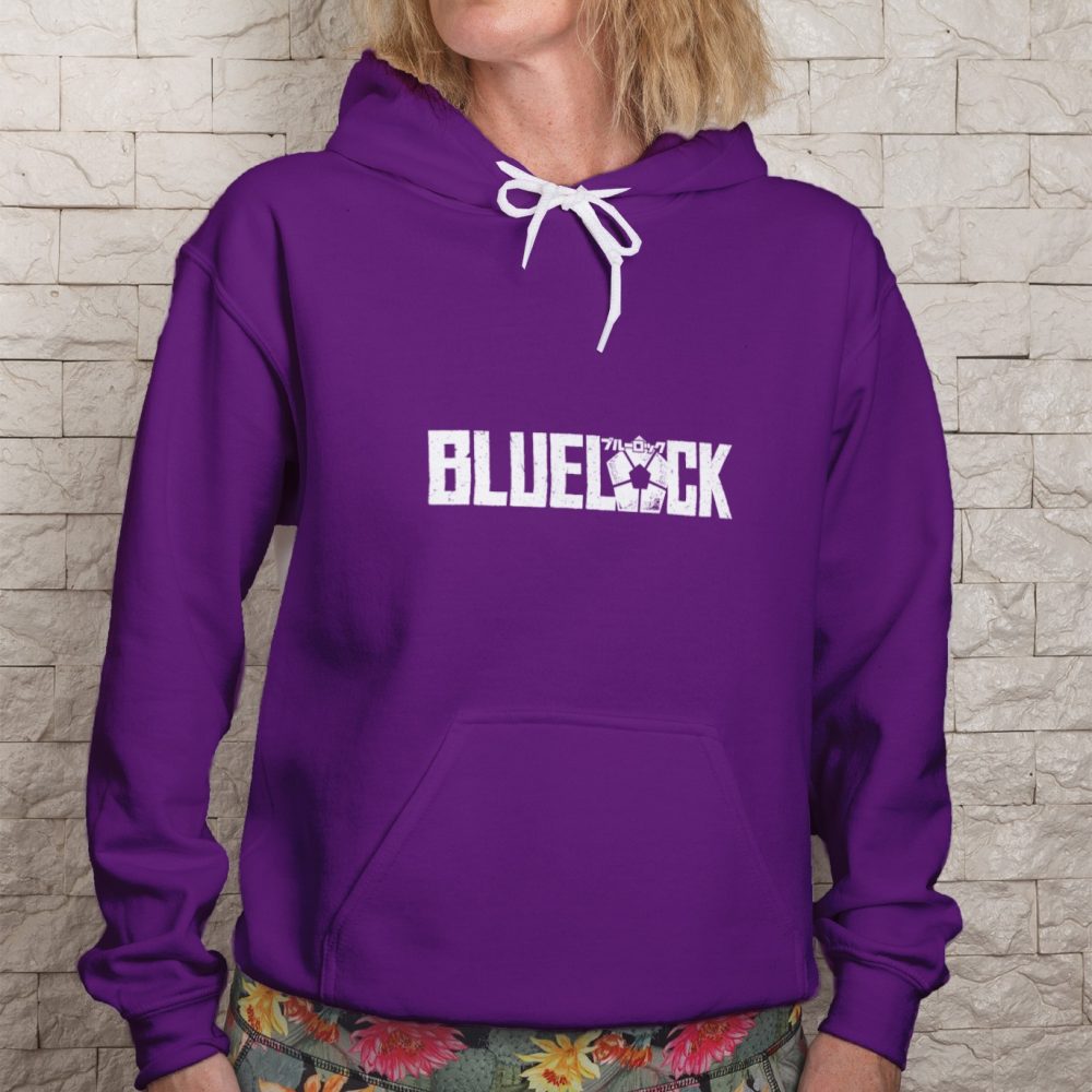 Sweat-shirt à capuche Femme Bluelock avec un design de Bluelock blanc