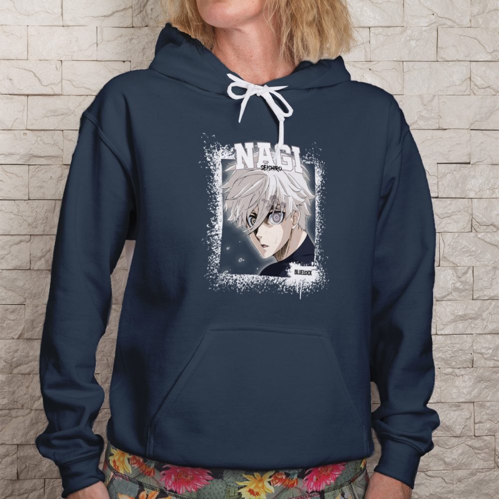 Sweat-shirt à capuche Femme Bluelock avec un design de Bluelock Seishiro blanc