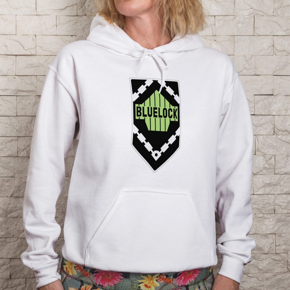 Sweat-shirt à capuche Femme Bluelock avec un design de Bluelock Team Blason