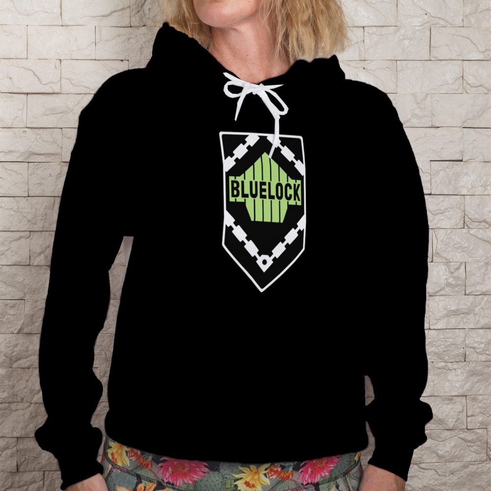 Sweat-shirt à capuche Femme Bluelock avec un design de Bluelock Team Blason