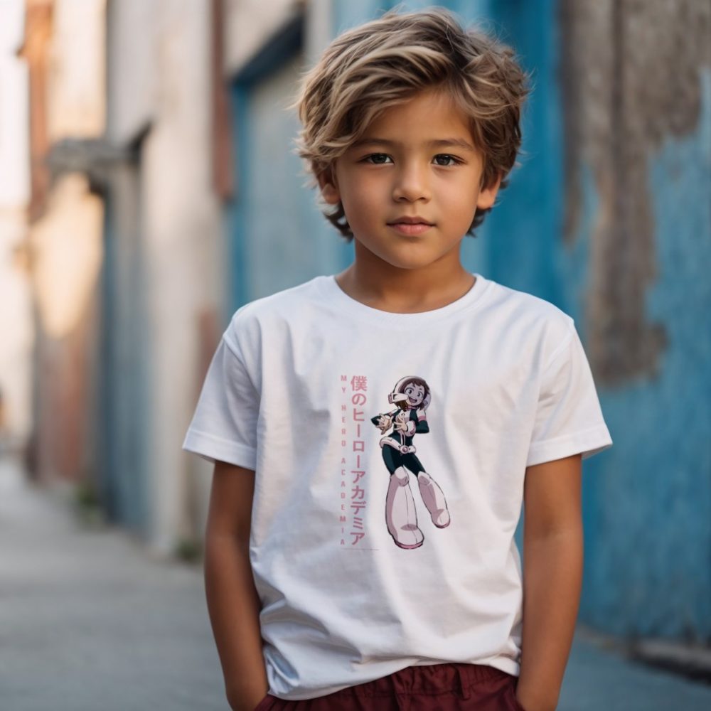 T-shirt Enfant My Hero Academia avec un design de My Hero Academia Uraraka
