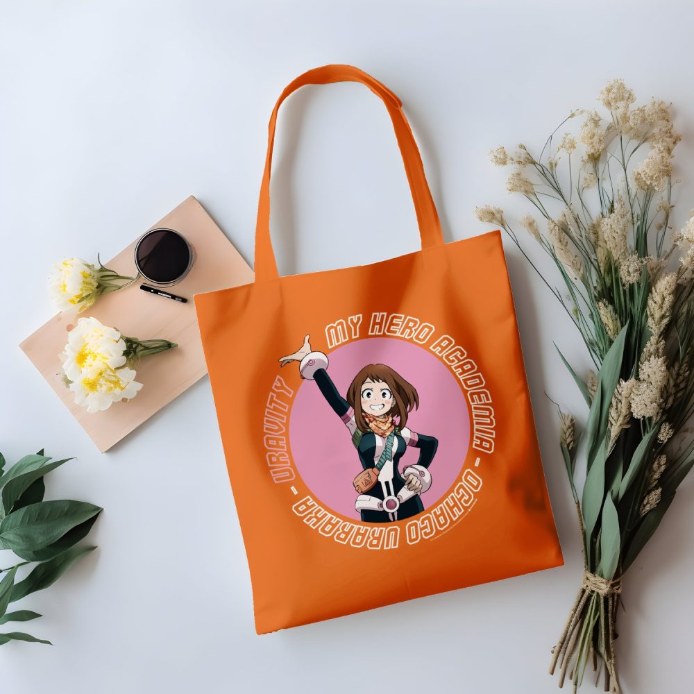 Tote bag coton bio My Hero Academia avec un design de My Hero Academia Circle Uravity