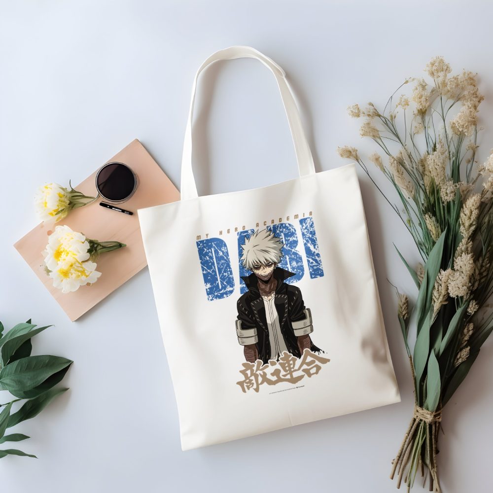 Tote bag coton bio My Hero Academia avec un design de My Hero Academia Dabi