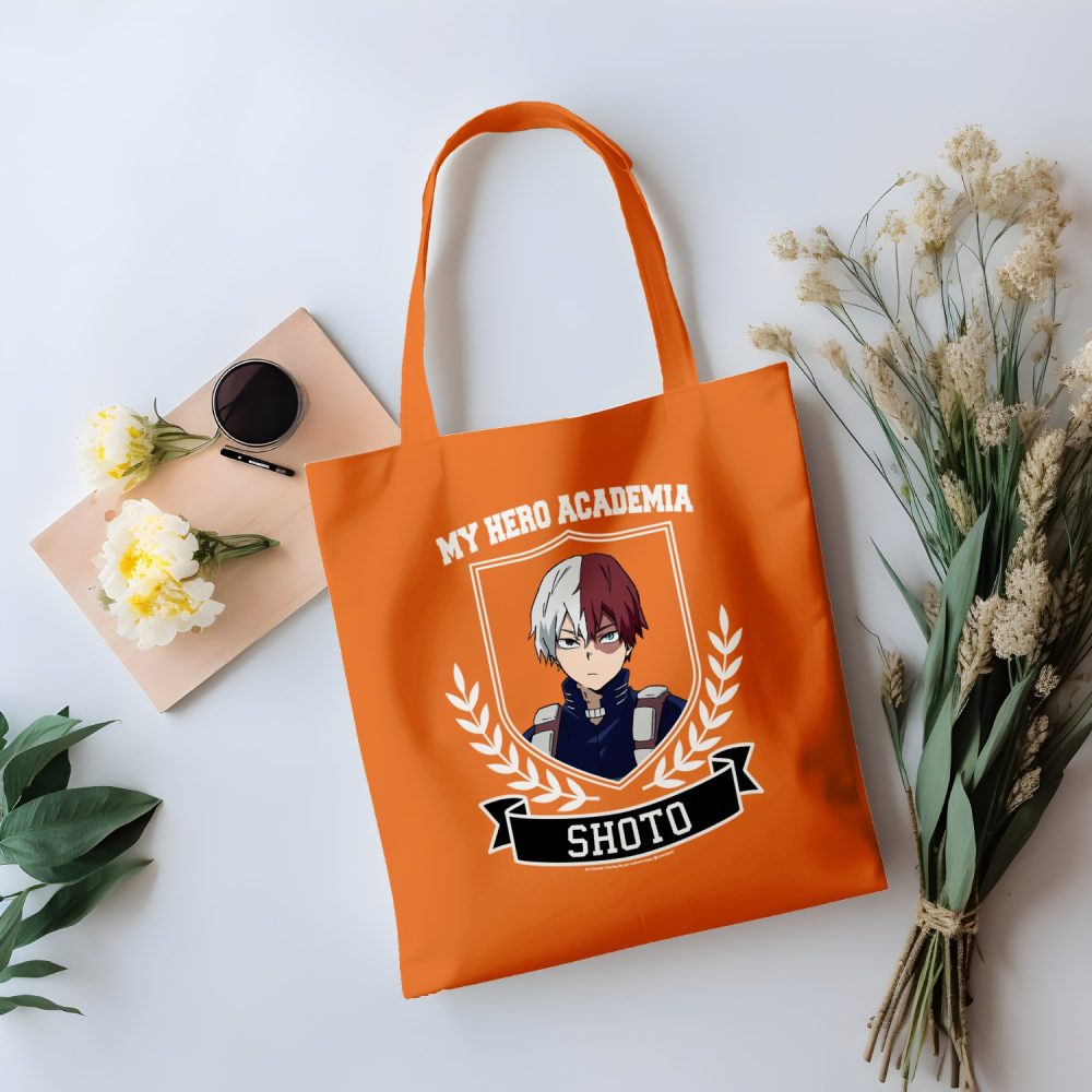 Tote bag coton bio My Hero Academia avec un design de My Hero Academia Shoto